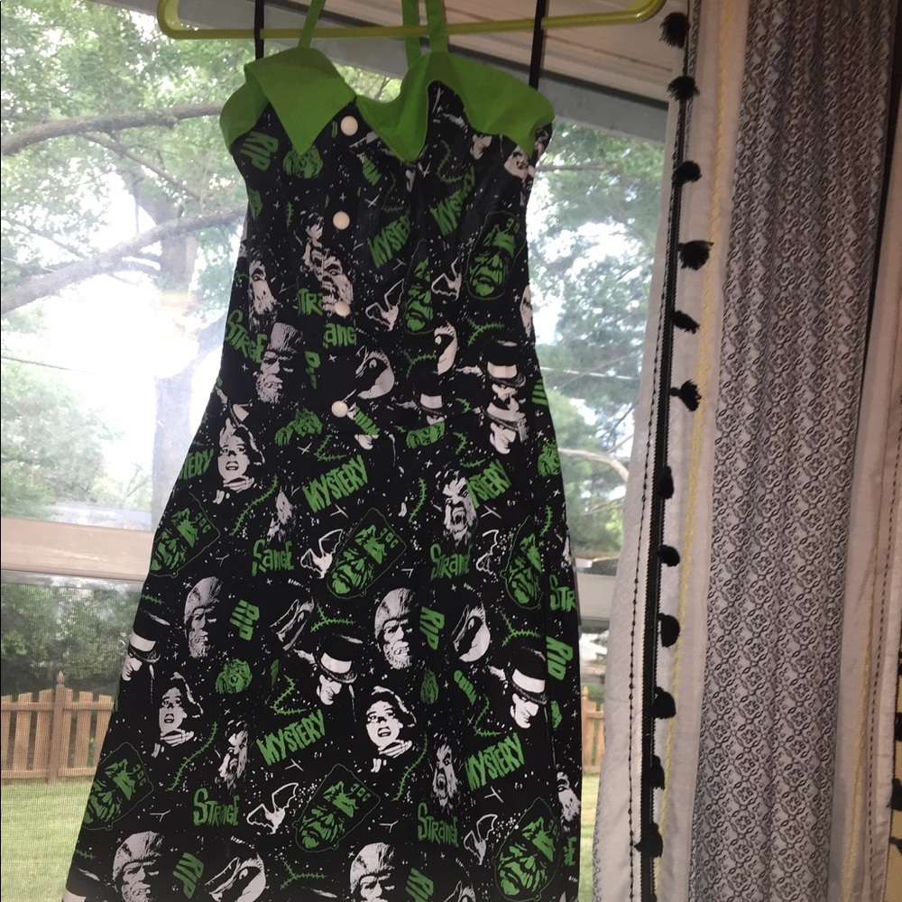 Sourpuss monster retro dress
